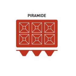 Molde Silicona Piramide - Pujadas