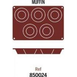 Molde Silicona Muffin - Pujadas