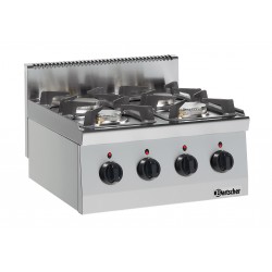 Cocina Sobremesa Gas 4 Fuegos