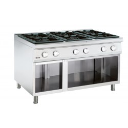 Cocina a Gas 6 fuegos Serie 900 - 35kW