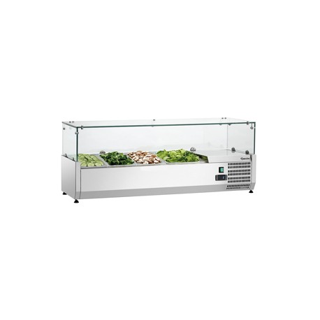  Expositor Refrigerador Sushi, 5x1/2GN