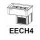 Elemeno ecnastrable cuba para helados EECH4.